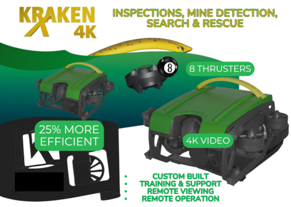 Kraken X 8 Thruster ROV