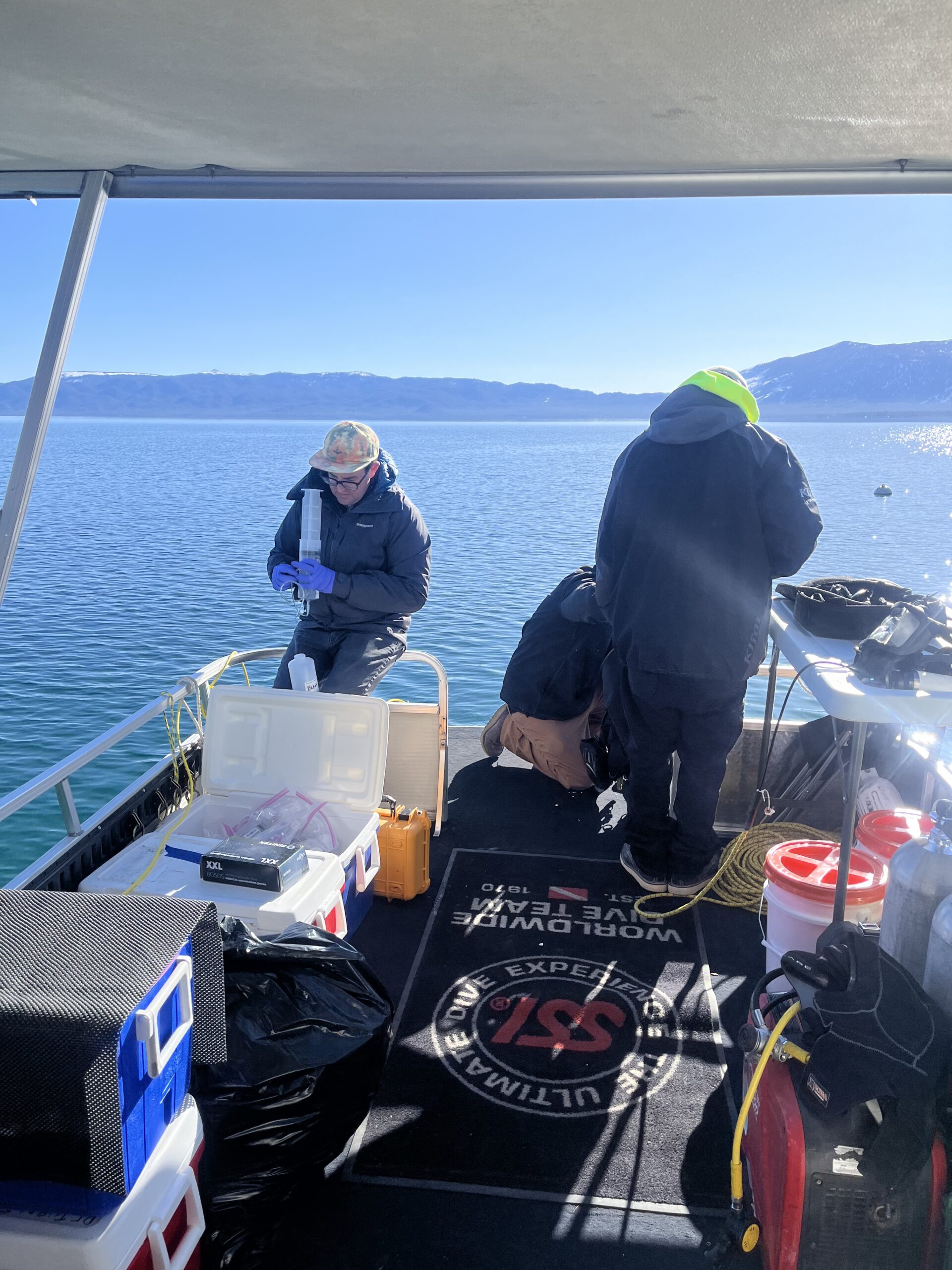 Lake Tahoe Water Quality Testing of Pac Bell Abandoned Cable.